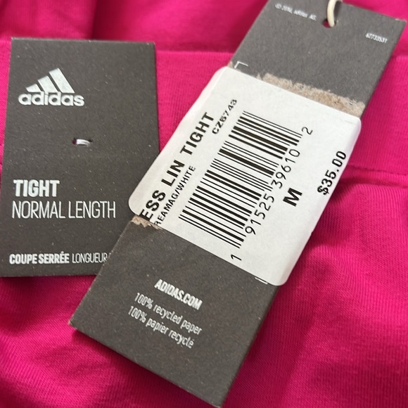 ADIDAS Beautiful Hot Pink leggings to rock at the gym or elsewhere 🔥🔥🔥 - Picture 11 of 13